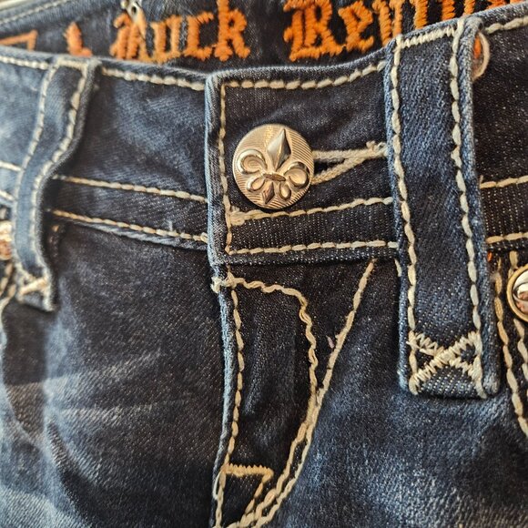 Rock Revival Sz. 25 Women Ankle Jeans Excellent Condition - Picture 3 of 4